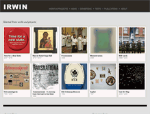 Tablet Screenshot of irwin.si