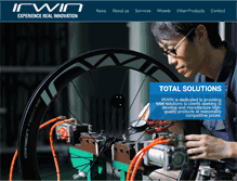 Tablet Screenshot of irwin.com.tw